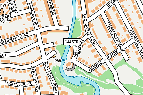G44 5TR map - OS OpenMap – Local (Ordnance Survey) G44 5TR map - OS OpenMap – Local (Ordnance Survey)