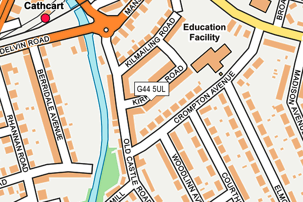 G44 5UL map - OS OpenMap – Local (Ordnance Survey) G44 5UL map - OS OpenMap – Local (Ordnance Survey)