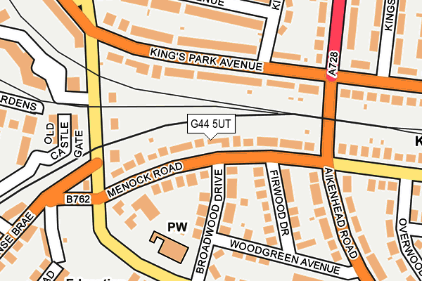 G44 5UT map - OS OpenMap – Local (Ordnance Survey) G44 5UT map - OS OpenMap – Local (Ordnance Survey)