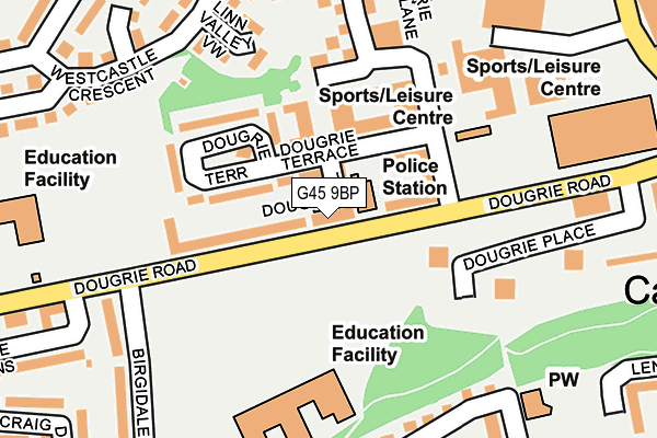 G45 9BP map - OS OpenMap – Local (Ordnance Survey) G45 9BP map - OS OpenMap – Local (Ordnance Survey)