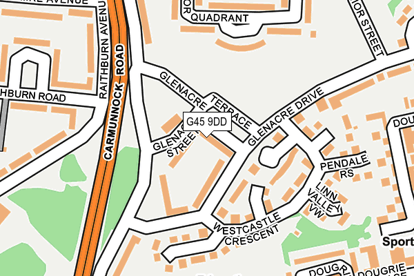 G45 9DD map - OS OpenMap – Local (Ordnance Survey) G45 9DD map - OS OpenMap – Local (Ordnance Survey)