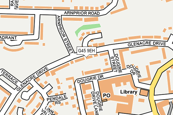 G45 9EH map - OS OpenMap – Local (Ordnance Survey) G45 9EH map - OS OpenMap – Local (Ordnance Survey)