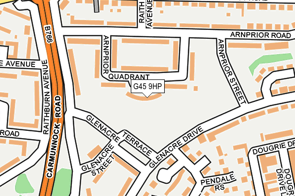 G45 9HP map - OS OpenMap – Local (Ordnance Survey) G45 9HP map - OS OpenMap – Local (Ordnance Survey)