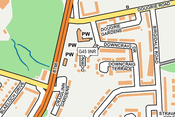 G45 9NR map - OS OpenMap – Local (Ordnance Survey) G45 9NR map - OS OpenMap – Local (Ordnance Survey)