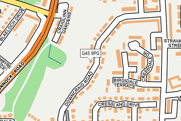 G45 9PG map - OS OpenMap – Local (Ordnance Survey) G45 9PG map - OS OpenMap – Local (Ordnance Survey)