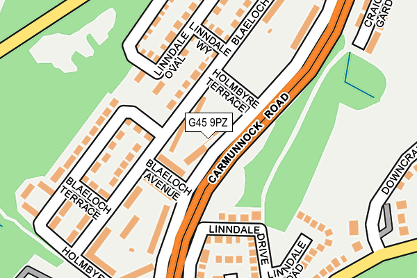 G45 9PZ map - OS OpenMap – Local (Ordnance Survey) G45 9PZ map - OS OpenMap – Local (Ordnance Survey)