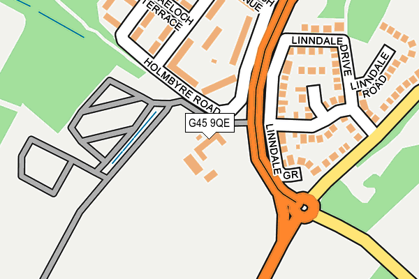 G45 9QE map - OS OpenMap – Local (Ordnance Survey) G45 9QE map - OS OpenMap – Local (Ordnance Survey)