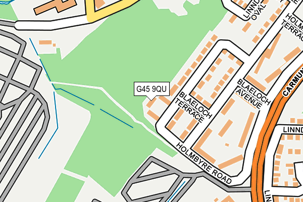 G45 9QU map - OS OpenMap – Local (Ordnance Survey) G45 9QU map - OS OpenMap – Local (Ordnance Survey)
