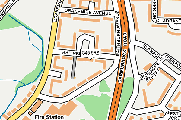 G45 9RS map - OS OpenMap – Local (Ordnance Survey) G45 9RS map - OS OpenMap – Local (Ordnance Survey)