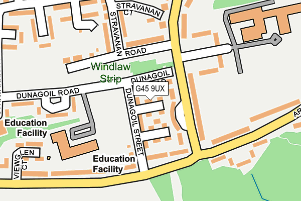 G45 9UX map - OS OpenMap – Local (Ordnance Survey) G45 9UX map - OS OpenMap – Local (Ordnance Survey)