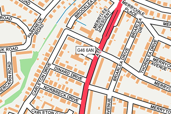 G46 6AN map - OS OpenMap – Local (Ordnance Survey) G46 6AN map - OS OpenMap – Local (Ordnance Survey)
