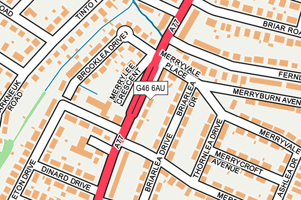 G46 6AU map - OS OpenMap – Local (Ordnance Survey) G46 6AU map - OS OpenMap – Local (Ordnance Survey)