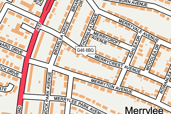 G46 6BQ map - OS OpenMap – Local (Ordnance Survey) G46 6BQ map - OS OpenMap – Local (Ordnance Survey)