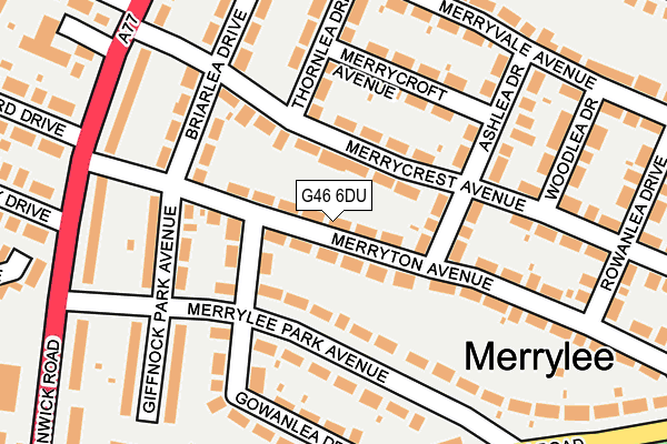 G46 6DU map - OS OpenMap – Local (Ordnance Survey) G46 6DU map - OS OpenMap – Local (Ordnance Survey)