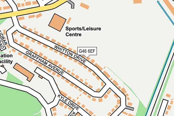 G46 6EF map - OS OpenMap – Local (Ordnance Survey) G46 6EF map - OS OpenMap – Local (Ordnance Survey)