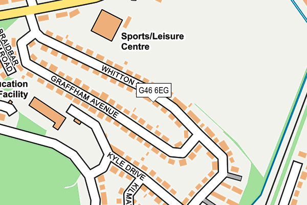 G46 6EG map - OS OpenMap – Local (Ordnance Survey) G46 6EG map - OS OpenMap – Local (Ordnance Survey)