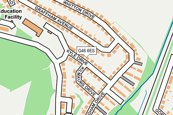 G46 6ES map - OS OpenMap – Local (Ordnance Survey) G46 6ES map - OS OpenMap – Local (Ordnance Survey)
