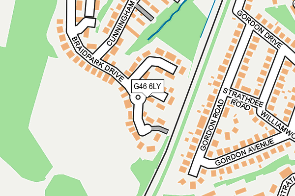 G46 6LY map - OS OpenMap – Local (Ordnance Survey) G46 6LY map - OS OpenMap – Local (Ordnance Survey)