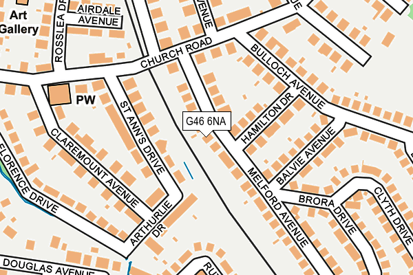 G46 6NA map - OS OpenMap – Local (Ordnance Survey) G46 6NA map - OS OpenMap – Local (Ordnance Survey)
