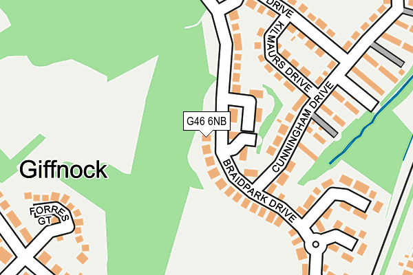 G46 6NB map - OS OpenMap – Local (Ordnance Survey) G46 6NB map - OS OpenMap – Local (Ordnance Survey)