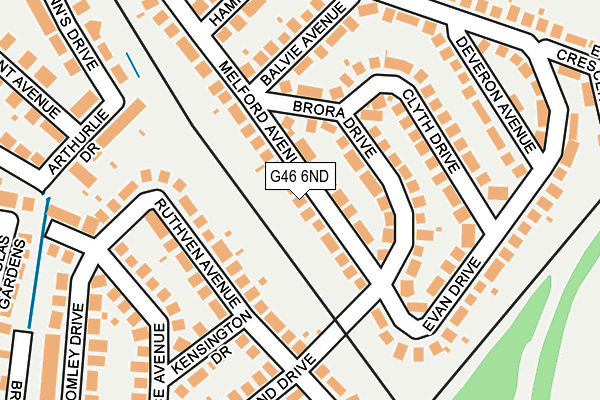 G46 6ND map - OS OpenMap – Local (Ordnance Survey) G46 6ND map - OS OpenMap – Local (Ordnance Survey)