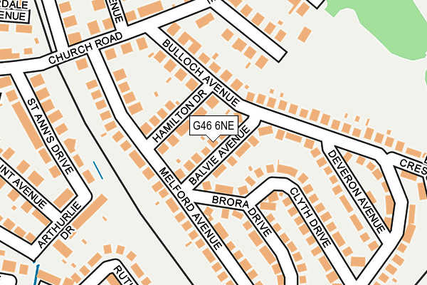 G46 6NE map - OS OpenMap – Local (Ordnance Survey) G46 6NE map - OS OpenMap – Local (Ordnance Survey)