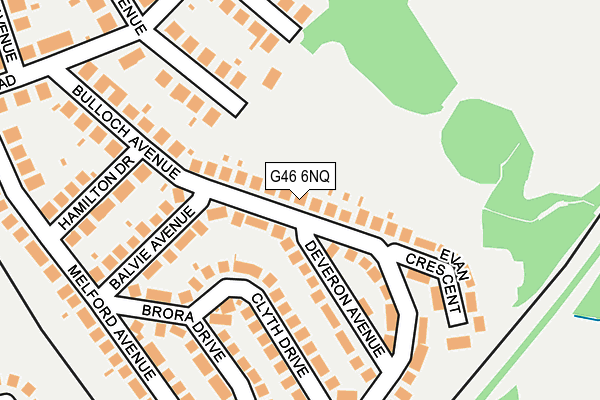 G46 6NQ map - OS OpenMap – Local (Ordnance Survey) G46 6NQ map - OS OpenMap – Local (Ordnance Survey)