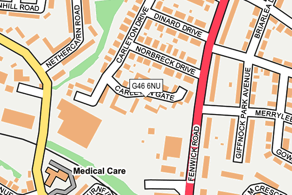 G46 6NU map - OS OpenMap – Local (Ordnance Survey) G46 6NU map - OS OpenMap – Local (Ordnance Survey)