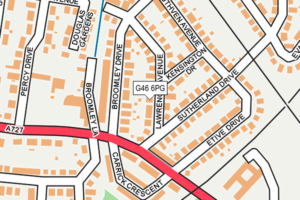 G46 6PG map - OS OpenMap – Local (Ordnance Survey) G46 6PG map - OS OpenMap – Local (Ordnance Survey)