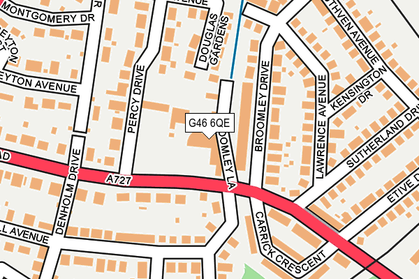 G46 6QE map - OS OpenMap – Local (Ordnance Survey) G46 6QE map - OS OpenMap – Local (Ordnance Survey)