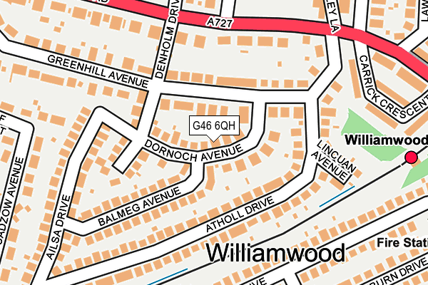 G46 6QH map - OS OpenMap – Local (Ordnance Survey) G46 6QH map - OS OpenMap – Local (Ordnance Survey)