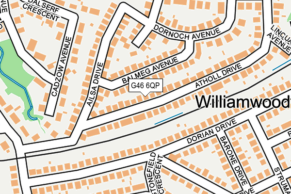 G46 6QP map - OS OpenMap – Local (Ordnance Survey) G46 6QP map - OS OpenMap – Local (Ordnance Survey)