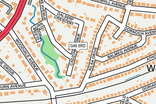 G46 6RD map - OS OpenMap – Local (Ordnance Survey) G46 6RD map - OS OpenMap – Local (Ordnance Survey)