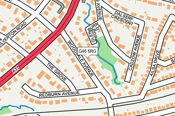 G46 6RG map - OS OpenMap – Local (Ordnance Survey) G46 6RG map - OS OpenMap – Local (Ordnance Survey)