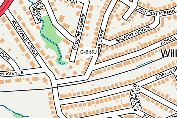 G46 6RJ map - OS OpenMap – Local (Ordnance Survey) G46 6RJ map - OS OpenMap – Local (Ordnance Survey)