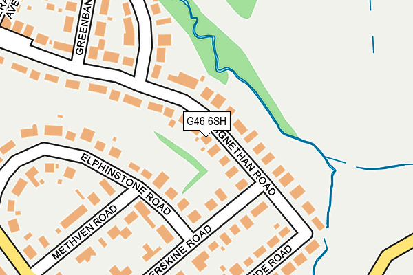 G46 6SH map - OS OpenMap – Local (Ordnance Survey) G46 6SH map - OS OpenMap – Local (Ordnance Survey)