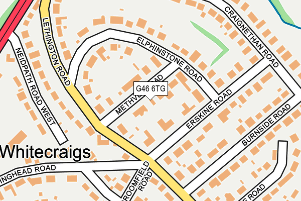 G46 6TG map - OS OpenMap – Local (Ordnance Survey) G46 6TG map - OS OpenMap – Local (Ordnance Survey)