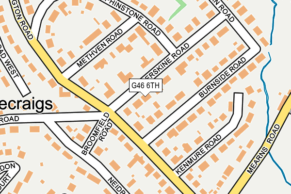 G46 6TH map - OS OpenMap – Local (Ordnance Survey) G46 6TH map - OS OpenMap – Local (Ordnance Survey)