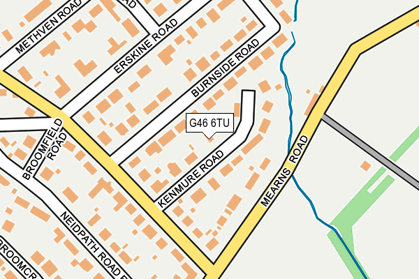G46 6TU map - OS OpenMap – Local (Ordnance Survey) G46 6TU map - OS OpenMap – Local (Ordnance Survey)