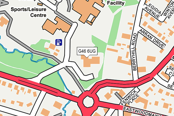 G46 6UG map - OS OpenMap – Local (Ordnance Survey) G46 6UG map - OS OpenMap – Local (Ordnance Survey)
