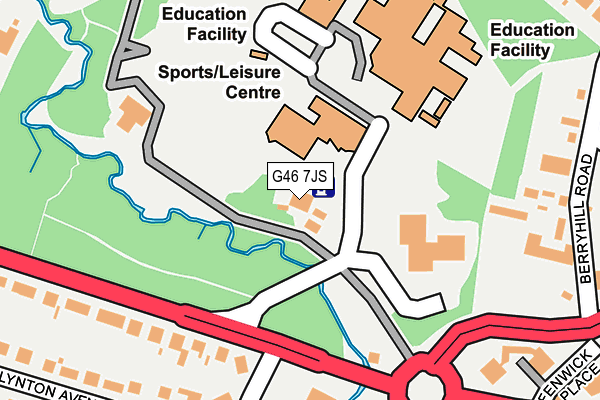 G46 7JS map - OS OpenMap – Local (Ordnance Survey) G46 7JS map - OS OpenMap – Local (Ordnance Survey)
