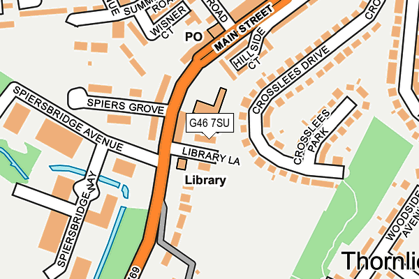 G46 7SU map - OS OpenMap – Local (Ordnance Survey) G46 7SU map - OS OpenMap – Local (Ordnance Survey)