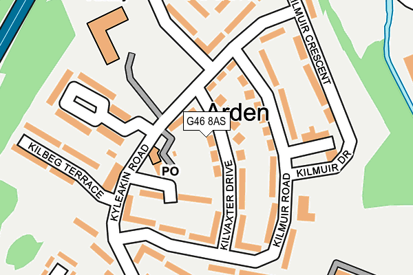 G46 8AS map - OS OpenMap – Local (Ordnance Survey) G46 8AS map - OS OpenMap – Local (Ordnance Survey)