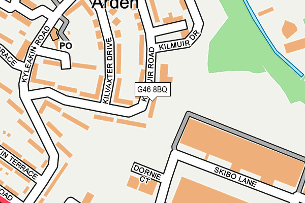 G46 8BQ map - OS OpenMap – Local (Ordnance Survey) G46 8BQ map - OS OpenMap – Local (Ordnance Survey)
