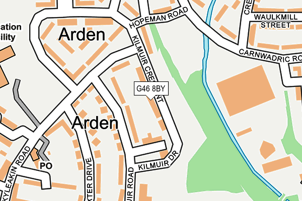 G46 8BY map - OS OpenMap – Local (Ordnance Survey) G46 8BY map - OS OpenMap – Local (Ordnance Survey)