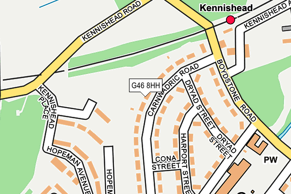 G46 8HH map - OS OpenMap – Local (Ordnance Survey) G46 8HH map - OS OpenMap – Local (Ordnance Survey)