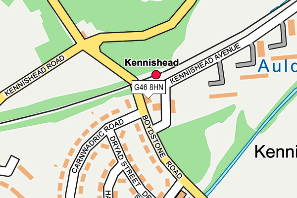 G46 8HN map - OS OpenMap – Local (Ordnance Survey) G46 8HN map - OS OpenMap – Local (Ordnance Survey)