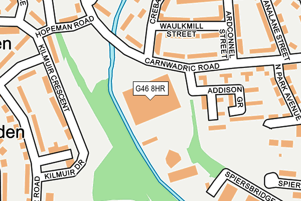 G46 8HR map - OS OpenMap – Local (Ordnance Survey) G46 8HR map - OS OpenMap – Local (Ordnance Survey)
