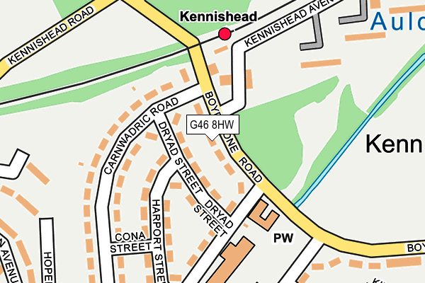 G46 8HW map - OS OpenMap – Local (Ordnance Survey) G46 8HW map - OS OpenMap – Local (Ordnance Survey)