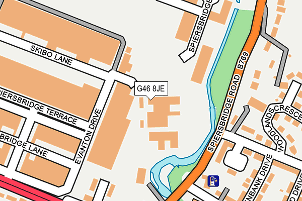 G46 8JE map - OS OpenMap – Local (Ordnance Survey) G46 8JE map - OS OpenMap – Local (Ordnance Survey)